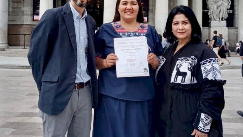 AURELIA OJEDA, INDÍGENA KUMIAI DE ENSENADA, RECIBE RECONOCIMIENTO NACIONAL
