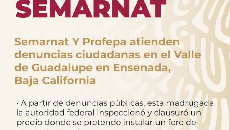 Clausura SEMARNAT predio para el concierto de Christian Nodal