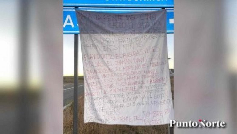 Con narcomanta amenzan a mandos policiacos en Tecate