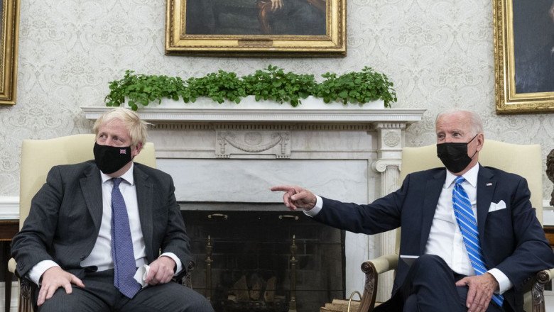Joe Biden y Boris Johnson escenifican “la relación especial” entre sus países que acuñó Churchill