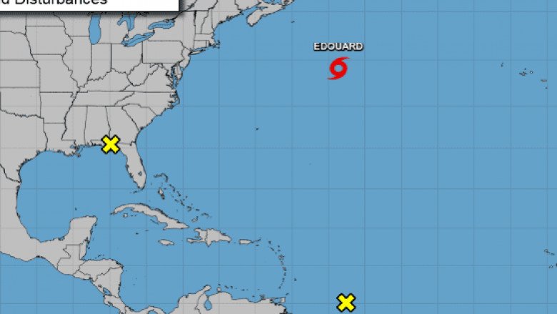 La tormenta tropical "Edouard" se forma en el Atlántico Norte