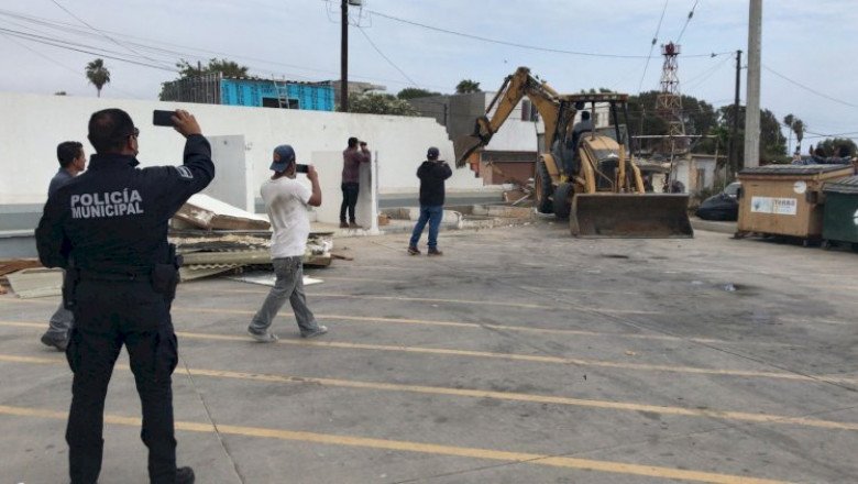 Liberan la calle 6 del Parque Industrial Fondeport en El Sauzal