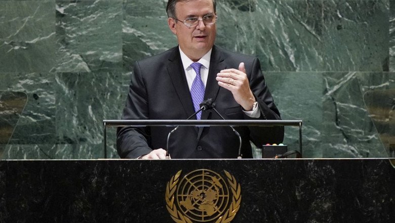 México pide ante la ONU el fin del embargo a Cuba y defiende el proceso de diálogo en Venezuela