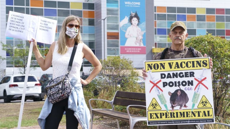 Quebec prohíbe las manifestaciones antivacunas a menos de 50 metros de hospitales y escuelas