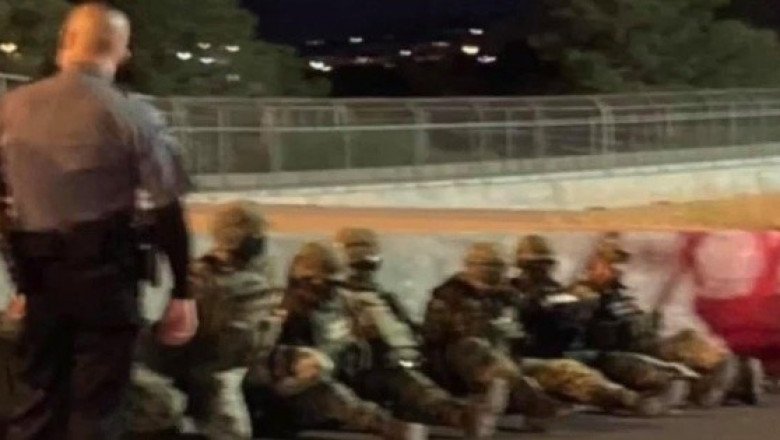 Soldados mexicanos cruzan a EU; uno poseía marihuana