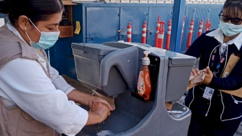 Verifica Sector Salud, cumplimiento de protocolo de higiene en escuelas