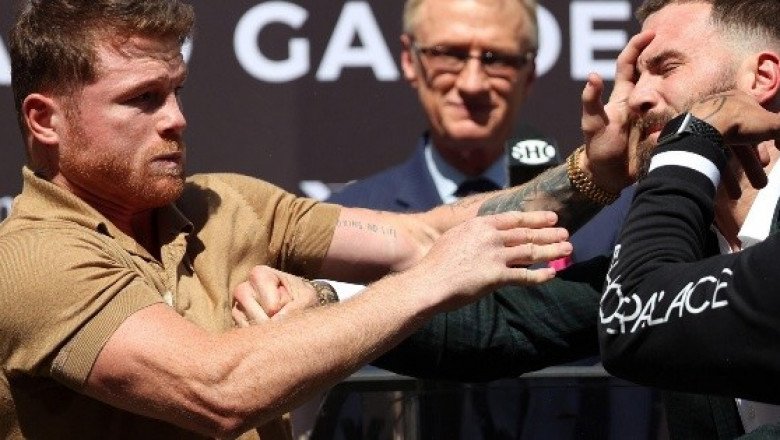 "Canelo" Álvarez advierte que noqueará a Caleb Plant