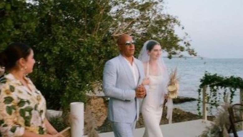 ¡Emotivo! Vin Diesel entrega en el altar a Meadow, hija de Paul Walker