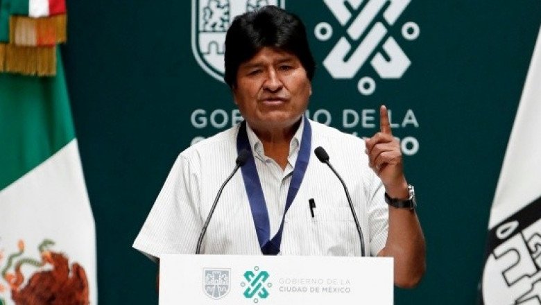 Evo Morales va a Palacio Nacional para reunirse con AMLO