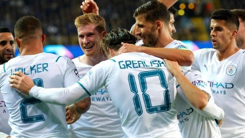 Manchester City reacciona en Champions con una goleada en Brujas