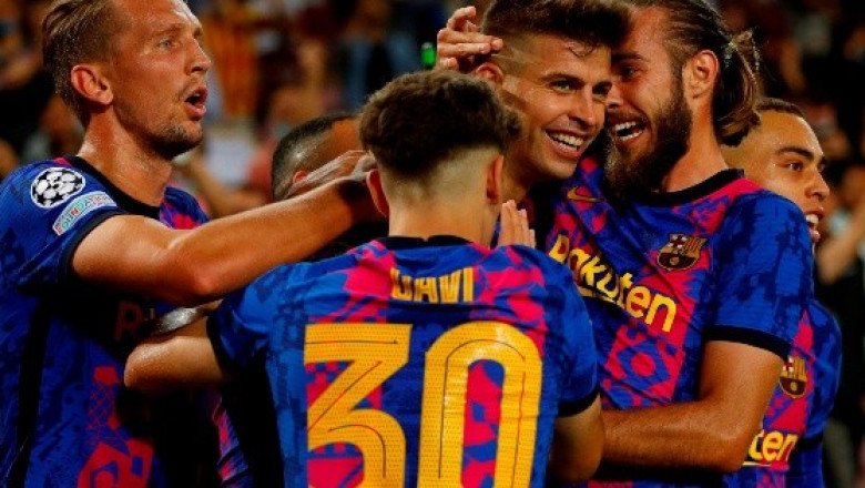 Piqué da aire al Barcelona en la Champions