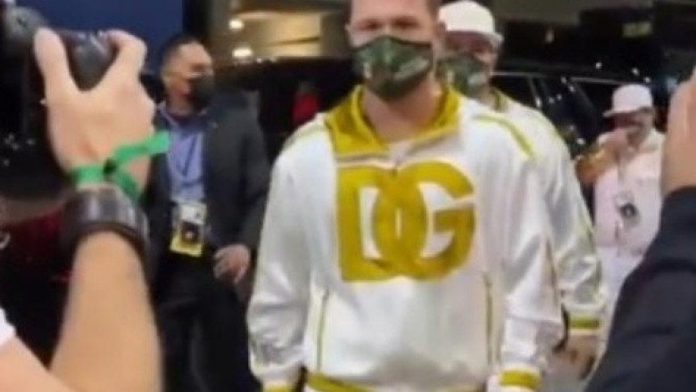 Así llegó "Canelo" Álvarez al MGM Grand
