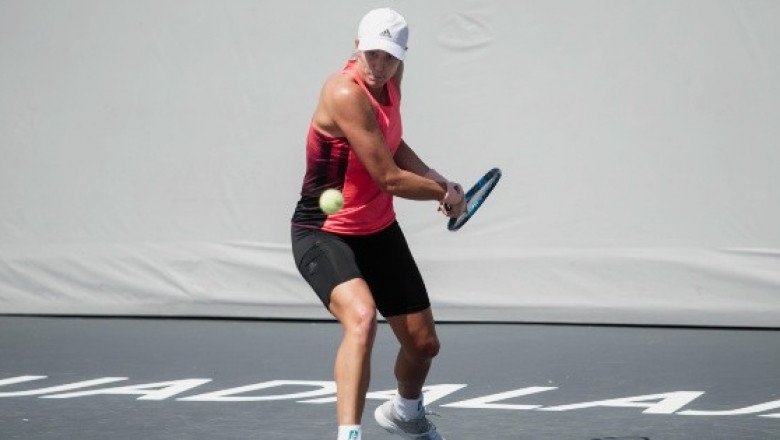 Garbiñe Muguruza entra en calor