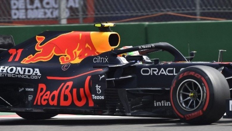 Pese a susto, "Checo" Pérez se mete al Top-5 en primera prueba libre del GP de México