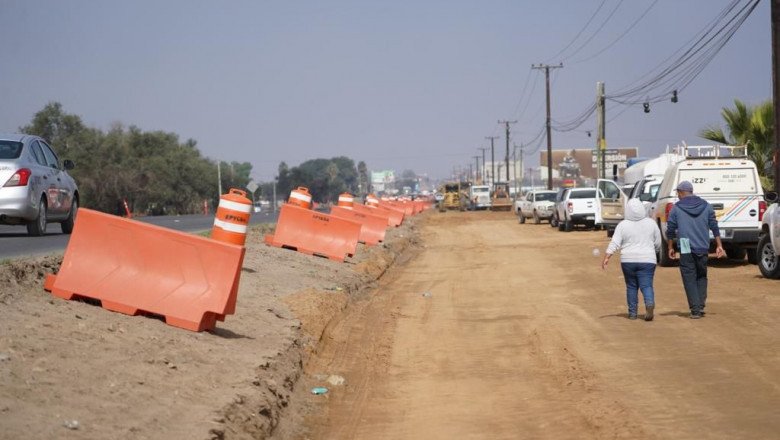 Se habilitan rutas alternas por modernización de la carretera en el tramo Chapultepec-Maneadero