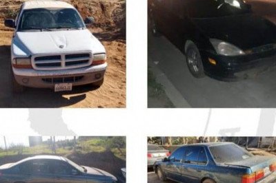 Recuepra FGE cuatro vehículos con reporte de robo