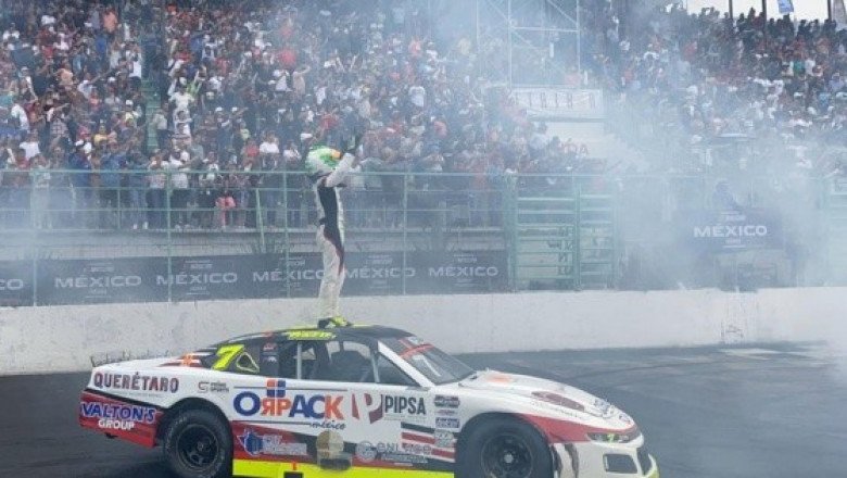 ¡Da la sorpresa! Xavi Razo conquista el GP Nascar Guadalajara