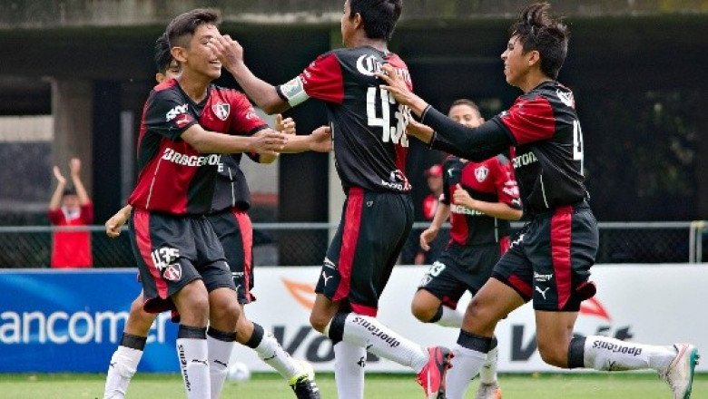 Juveniles del Atlas, con participación en la Liga Promises