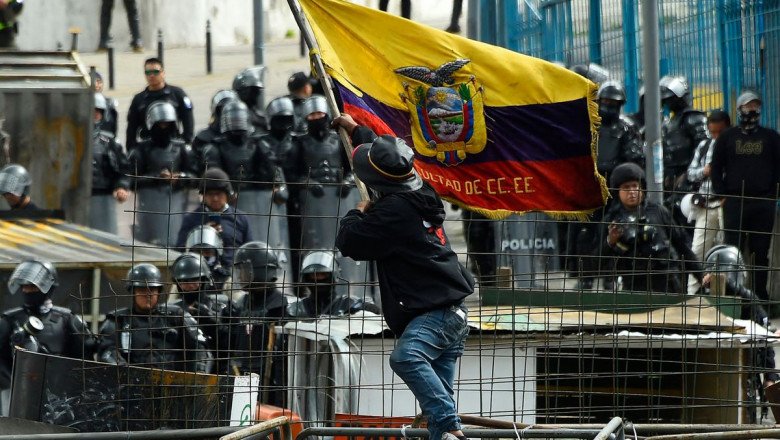 La protesta social pierde músculo en Ecuador desplazada por la propuesta de destitución contra Lasso