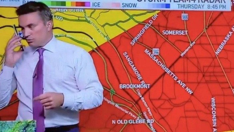 Meteorólogo llama a sus hijos en plena transmisión para advertirles de tornado