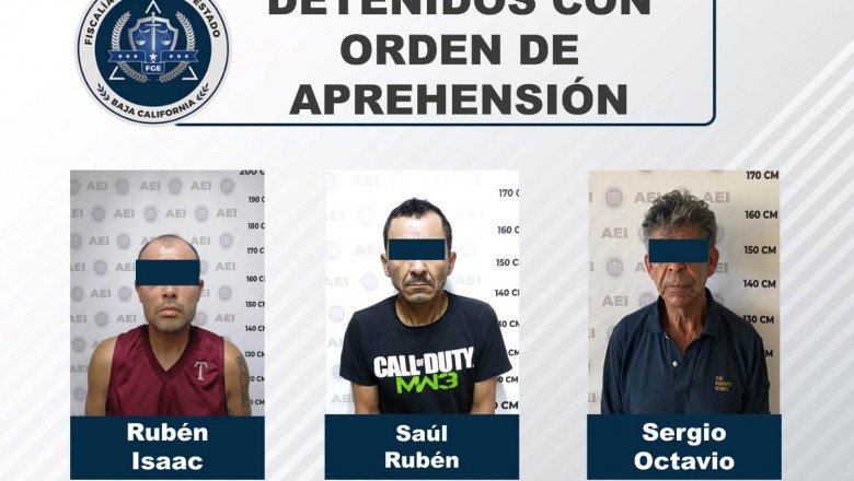 Detienen a tres durante cateos en la ciudad