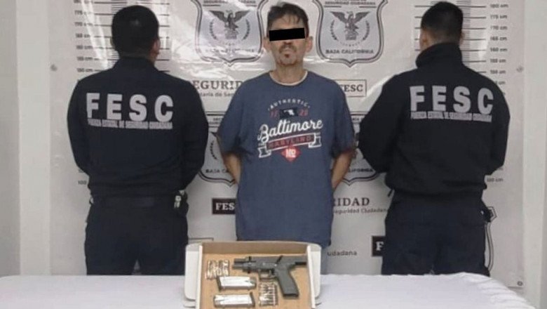 Detiene la FESC a hombre armado con pistola .9 mm