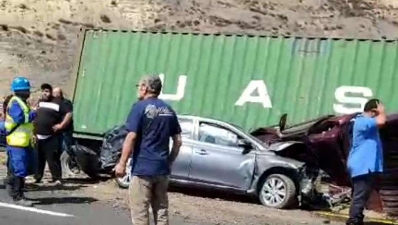 Dos muertos en accidente en la Escenica