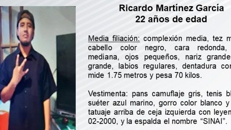 Familiares buscan a Ricardo Martínez de 22 años