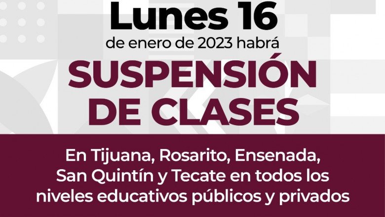 Se suspenden este lunes clases en Ensenada por lluvias
