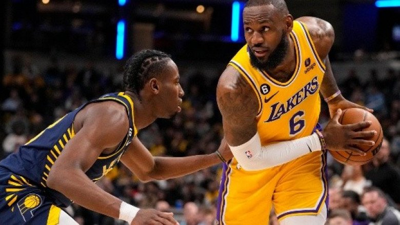 LeBron se acerca a récord de la NBA en triunfo de Lakers sobre Indiana