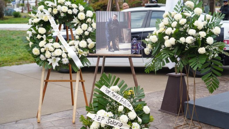 Rinden homenaje póstumo al oficial José Alfredo Solorio Torres