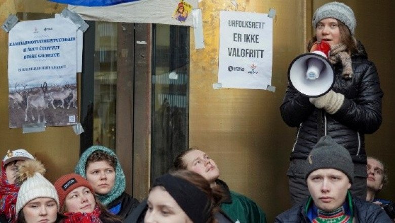 Greta Thunberg y activistas bloquean el Ministerio de Energía noruego