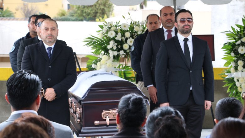 Despide FGE con honores al oficial José Alberto Enríquez Martínez