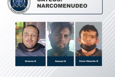 Decomisa FGE diversas drogas; hay 3 detenidos