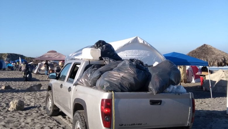 Levantan más de 60 toneladas de basura en playas locales
