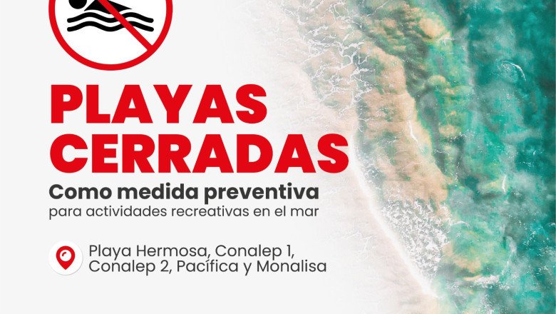 Siguen cerradas las playas de Ensenada