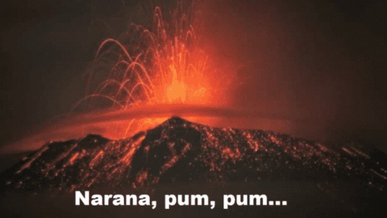 El Popocatépetl exhala lava y memes (FOTOS)