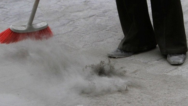 ¿Cuánta ceniza del "Popo" se ha recogido tan solo en Puebla?