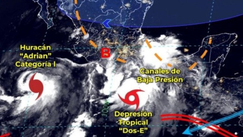 Huracán "Adrián" acaba con la ola de calor en cinco estados