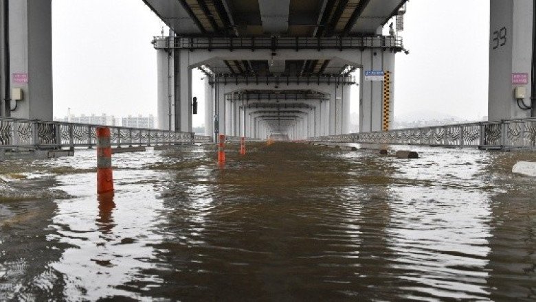 Se registran fuertes lluvias en Corea del Sur y deja dos muertos
