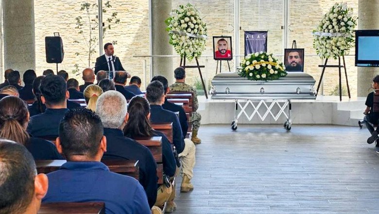 Despiden con honores a agente estatal de investigación de Ensenada