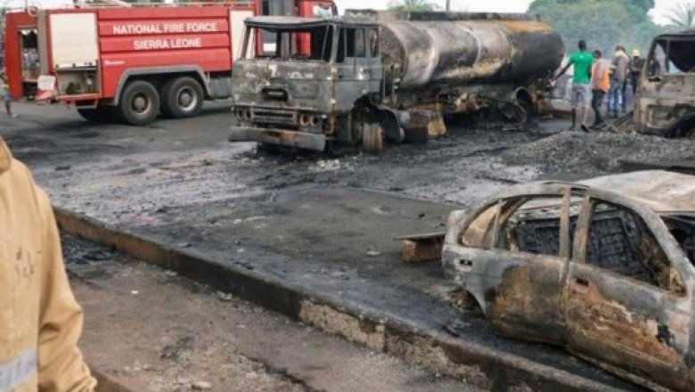Mueren 8 en explosión de camión cisterna con combustible en Nigeria