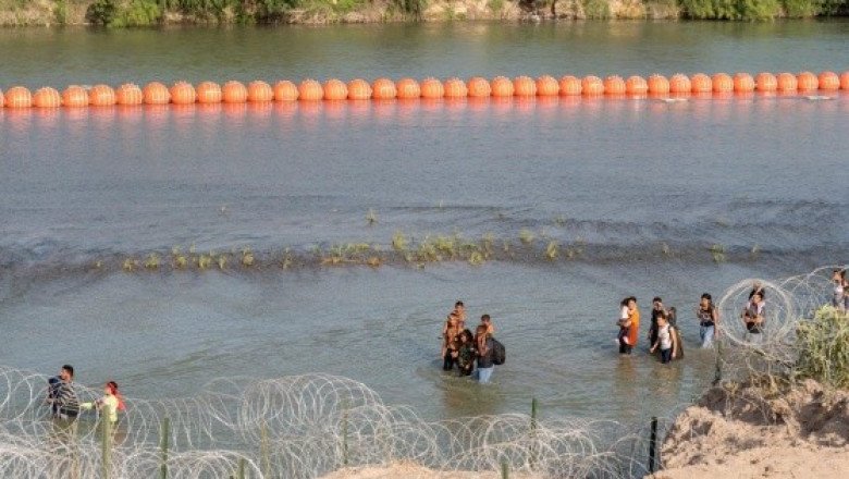 México envió 2 notas diplomáticas a EU por boyas contra migrantes en la frontera