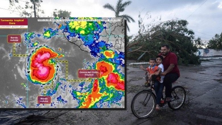 Estos estados tendrán afectaciones por tormenta tropical "Dora"