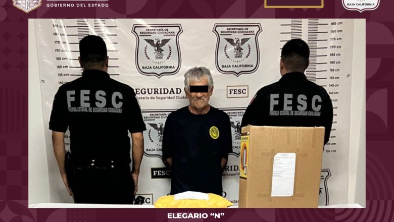 Detiene FESC a hombre paseando con varias plantas de marihuana