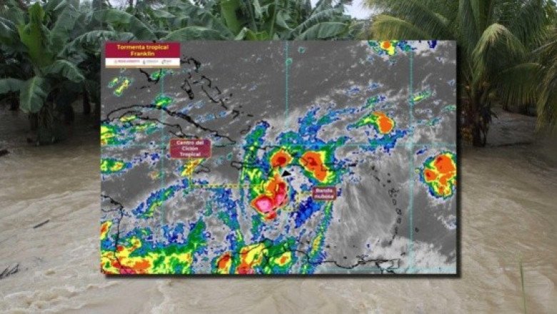 Tormenta tropical "Franklin", esta es su ubicación este miércoles