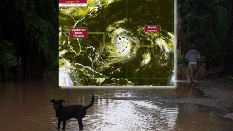 ¿Dónde se encuentra el huracán "Franklin", de peligrosa categoría 4?