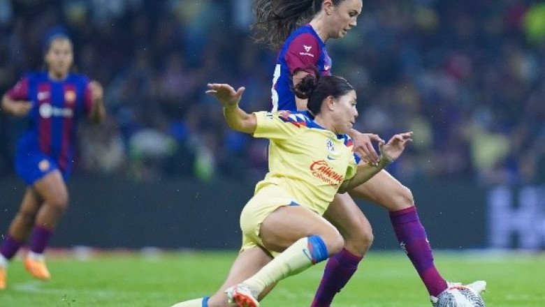 Noche blaugrana en el estadio Azteca