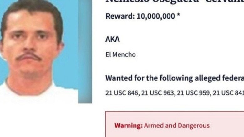 La DEA saca de los 10 más buscados a tres narcos, uno de ellos "El Mencho"