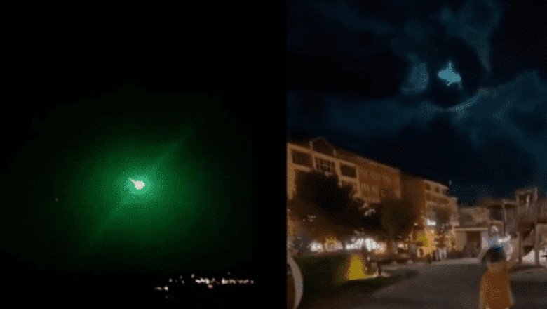 ¡Se iluminó todo! Filman un probable meteorito en el este de Turquía